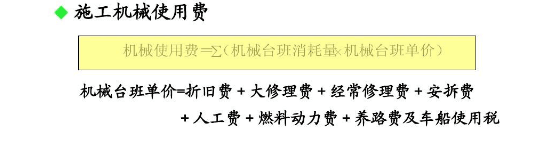 機械施工使用費