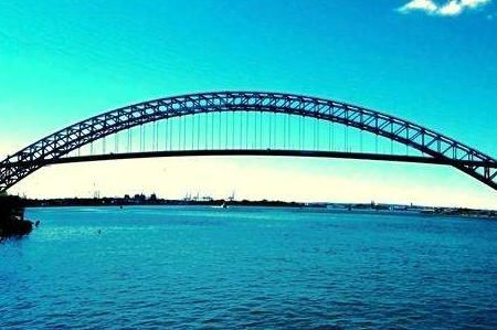 世界大跨徑拱橋—美國貝永大橋