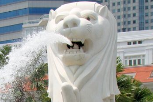 新加坡——魚尾<em>獅</em>像