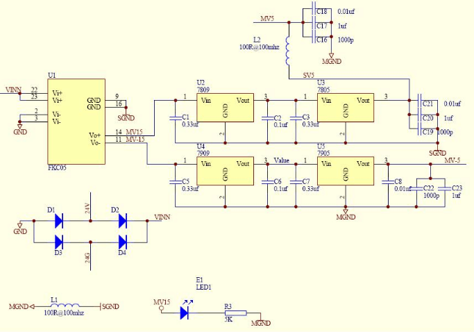 K型<em>熱電偶</em>溫度測量電路