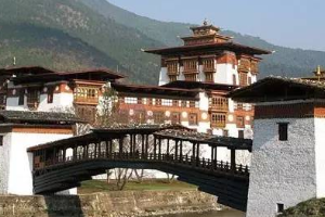 <em>懸臂梁</em><em>橋</em>—不丹普納卡堡<em>橋</em>