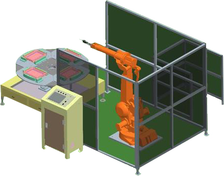 工業(yè)<em>機器人</em>涂膠<em>工作站</em>