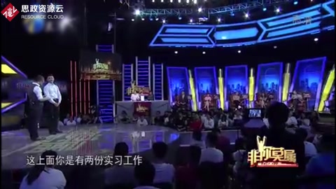 問答間不實在引發(fā)的爭執(zhí)——《非你莫屬》