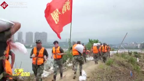 退伍不褪色 老兵再上抗洪一線