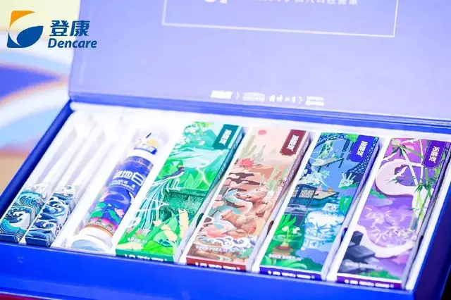 以“國潮”為主題結(jié)合冷酸靈經(jīng)典廣告詞打造四款產(chǎn)品