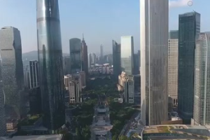 廣州市新地標(biāo)建筑——廣州塔，被廣州人稱為“小蠻腰”
