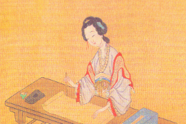 宋代女詞人—<em>李清照</em>像