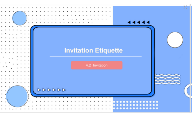 PPT<em>課件</em>：通識(shí)課：《<em>大學(xué)</em><em>英語(yǔ)</em>B層次—Invitation Etiquette》