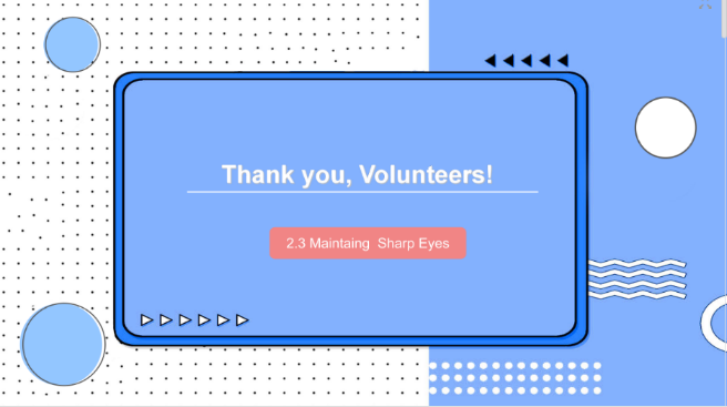 PPT課件：通識課：《大學英語B層次—Thank you, volunteers》