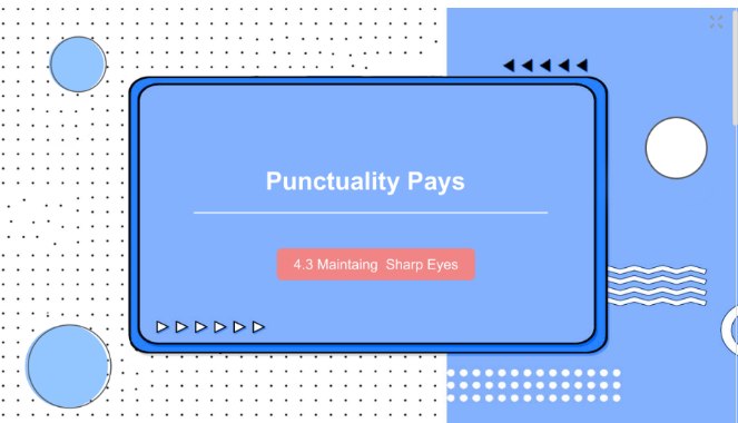 PPT<em>課件</em>：通識(shí)課：《<em>大學(xué)</em><em>英語(yǔ)</em>B層次—Punctuality Pays》