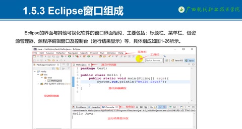 教學視頻：用eclipse編寫第一個java程序
