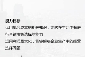 <em>課件</em>：<em>金融</em><em>服務</em><em>與</em><em>管理</em><em>專業</em>《<em>經濟學</em><em>基礎</em>—<em>項目</em>五 成本理論》