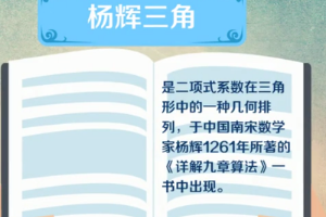 一分鐘<em>了解</em>楊輝三角