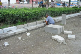 <em>市政工程</em>計量與計價—授課圖片（<em>路</em>緣施工）