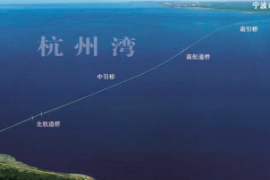杭州灣跨海大橋主體工程部位示意圖（<em>混凝土</em>結構耐久性解決）