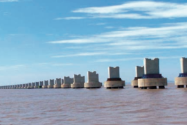 杭州灣跨海大橋海上承臺（<em>混凝土</em>結構耐久性解決）