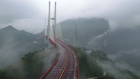 北盤江<em>大橋</em>—建在云端的神奇<em>大橋</em>