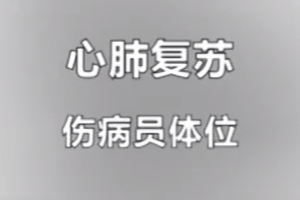 紅十字救護(hù)員培訓(xùn)課程：心肺復(fù)蘇-傷病員體位