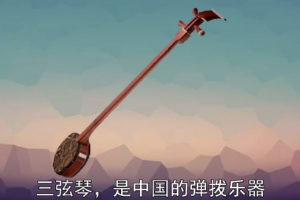 中國(guó)彈撥樂器—三弦琴