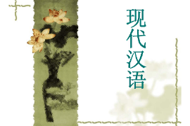 課件：中國少數民族語言文學專業《現代漢語》