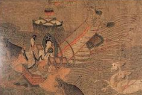 魏晉南北朝繪畫(<em>東晉</em><em>顧愷之</em>《洛神賦<em>圖</em>》）
