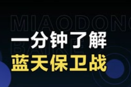 一分鐘了解藍天保衛(wèi)戰(zhàn)