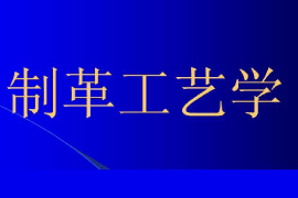 課件：皮革加工技術專業《制革工藝—制革工藝學》