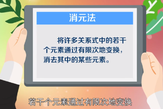 帶您了解消元法