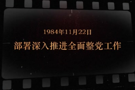 1984年11月22日 部署深入<em>推進</em><em>全面</em>整黨工作