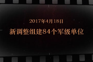 2017年4月18日 <em>新</em><em>調整</em><em>組建</em>84個軍級單位