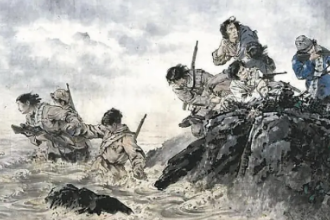 <em>美育</em><em>類(lèi)</em><em>資源</em>—《八女投江》王盛烈創(chuàng)作的國(guó)<em>畫(huà)作</em>品