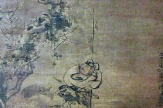 美育類資源—陳子和創(chuàng)作國畫《<em>蘇武</em><em>牧羊</em>圖》