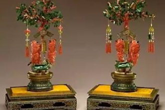 <em>中華</em><em>傳統文化</em>—珊瑚<em>翡翠</em>吉慶有余盆景